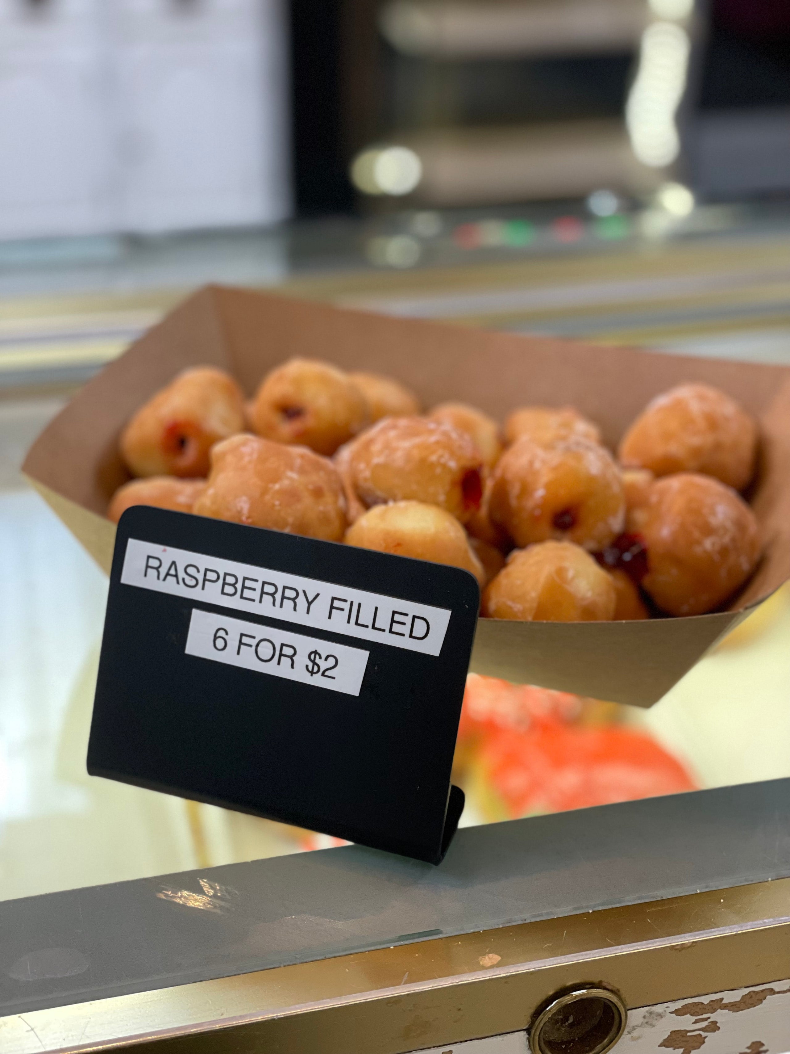 Filled donut holes 1 dozen Crown Donuts